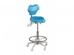 Murray POS-DC Posture Stool with Adjustable Tilt and Backrest, High Cylinder and Foot Ring